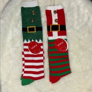 Festive Elf Socks with Bells